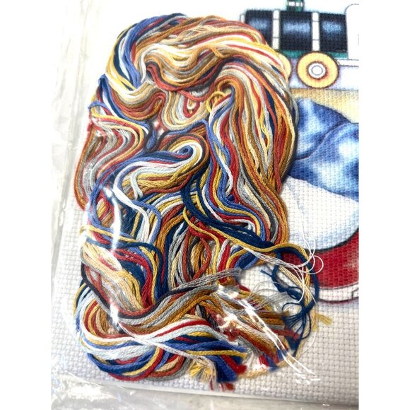 Simplicity Countless Cross Stitch Kit Nat Depot 12x9 Inches Baseball Train Desig - Picture 7 of 7